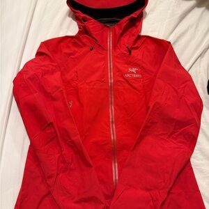 Arc'teryx beta sl hybrid red jacket